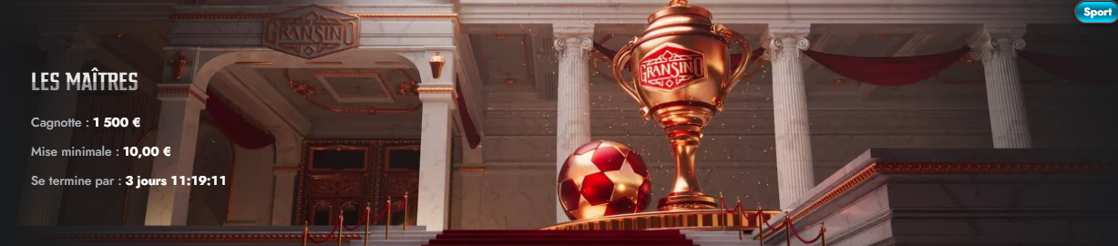 Bonus de bienvenue 100% jusqu'à 500€ + 200 tours gratuits